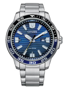 Citizen, Watch, Gents, Men’s Sport, AW1525-81L, Eco Drive, Blue Dial