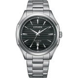 Citizen, Watch, Gents, Men’s Sport, AW1750-85E, Eco-Drive, Black Dial, Stainless Steel Bracelet