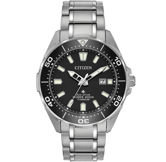Citizen, Watch, Gents, Pro Master, Super Titanium, BN0200-56E, Eco Drive, Black Dial