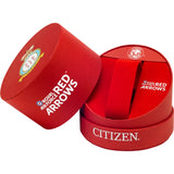 Citizen, Watch, Gents, Red Arrows Chronograph, CA0080-03E, RAF Logo, Black Dial, Leather Strap, Eco-Drive