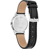 Citizen, Watch, Ladies Strap, FE1087-01L, Eco-Drive, Black Leather, Blue Dial