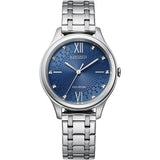 Citizen, Watch, Ladies, Bracelet, EM0500-73L, Eco-Drive, Blue Dial, Stainless Steel Bracelet