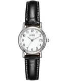 Citizen, Watch, Ladies, Dress Classic, EW1270-01A, Eco-Drive, Black Dial, Leather Strap
