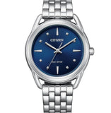 Citizen, Watch, Ladies, FE7090-55L, Eco-Drive, Blue Dial, Bracelet