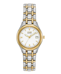Citizen, Watch, Ladies, Silhouette Classic Crystal, EW1264-50A, Eco-Drive, Two Tone