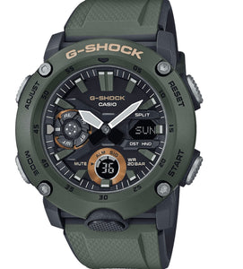 G-Shock, Watch, Carbon Core, GA-200-3AER, 5590, Backlight, Digital, Green