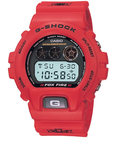 G-Shock, Watch, Fox Fire, Vintage, Collectable, New, DW6900H-4, 1289,  Digital, Red, Spider Cross Skull