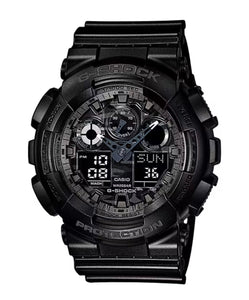 G-Shock, Watch, GA-100CF-1AER, 5081, Analog, Digital, Black