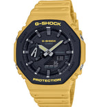 G-Shock, Watch, Layered Bezel, GA-2110SU-9AER, 5611, Analog, Digital, Yellow