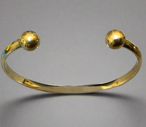 Gold, Bangle,Torque, Solid, , 9ct, (375), Yellow Gold, Antique, Vintage, 69.92mm x 59.64mm