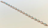 Gold, Bracelet,  Ethiopian Opal, 9ct, (375), Yellow Gold, Antique, Vintage, 6.21mm x 7.82mm