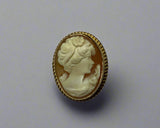 Gold, Cameo, Brooch, Pendant, 9ct (375)Yellow Gold, Antique, Vintage 22.54mm x 28.13mm