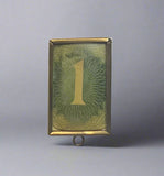 Gold, Charm, £1 Pound Note, 9ct, Cube, One,  Antique, Vintage, 15.60mm x 27.42mm, In Emergency Break Glass