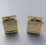 Gold, Cufflinks, HG&S, 9ct, (375), Yellow Gold, Antique, Vintage, 18.45mm x 24.52mm