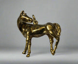 Gold, Golden Horse, Stallion, Tie pin, 9ct, (375), Yellow Gold, Antique, Vintage, 23.34mm x 22.18mm