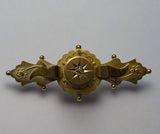 Gold, Victorian, Star Design, Diamond, Tie pin, Locket, Keepsake, 9ct, (375), Yellow Gold, Antique, Vintage, 17.13mm x 43.42m, 