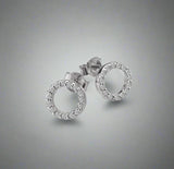 Hot Diamonds, Earrings, Striking Collection, Sterling Silver, Gemstone, DE534
