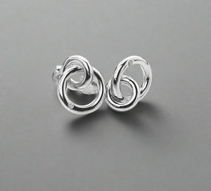 Hot Diamonds, Earrings, Stud, Eternal Collection , Plain Sterling Silver, DE308