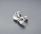 Hot Diamonds, Earrings, Stud, Quest Circle, Plain Sterling Silver, DE651