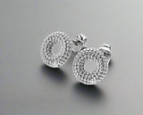Hot Diamonds, Earrings, Studs, forever Collection, Accents, Sterling Silver, DE725