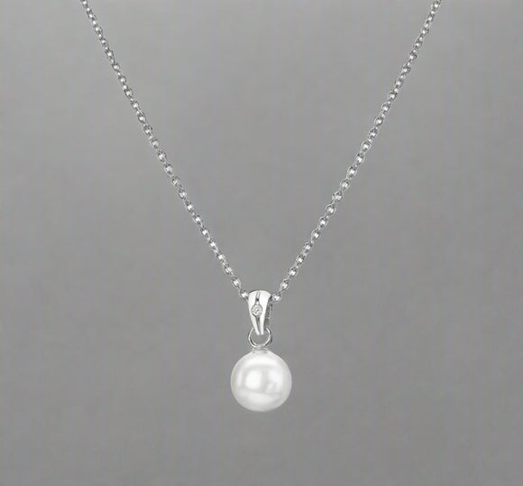 Hot Diamonds, Necklace, Amulets,  Pearl, Collection, Sterling Silver, DP895