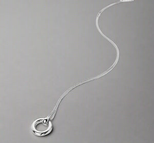 Hot Diamonds, Necklace, Forever Circle Collection, Sterling Silver, DP900