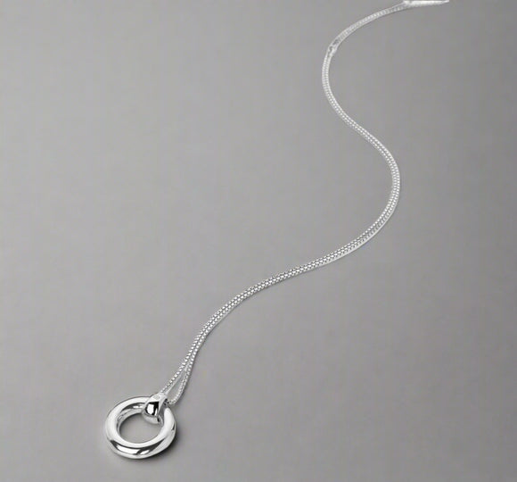 Hot Diamonds, Necklace, Forever Circle Collection, Sterling Silver, DP900