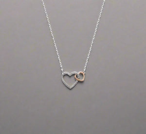 Hot Diamonds, Necklace, Heart, Togetherness Collection, Sterling Silver, DP732