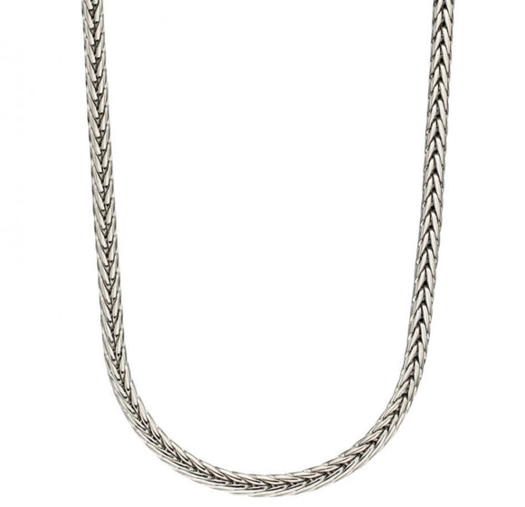 Fred Bennett, Gents Jewellery, Necklace, N4462, Stainless Steel, Plated Fox Chain