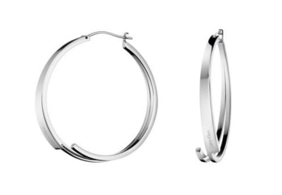 Calvin Klein Jewellery, Earrings, KJ3UME000100, Beyond, Stainless Steel, Hoops, Ladies