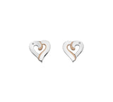 Hot Diamonds, Earrings, Stud, Must Loved Collection, Sure, Rose Sterling Silver, DE546