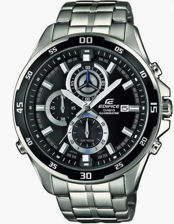 Edifice by Casio, Watch, Chronograph, EFR-547D-1AVUEF, 5372,Black, Stainless Steel