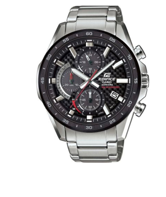 Edifice by Casio, Watch, Chronograph, EFS-S540DB-1AUEF, 5585, Carbon-Fiber, Dial, Stainless Steel