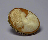 Gold, Cameo, Brooch, Pendant, 9ct (375)Yellow Gold, Antique, Vintage, 33.61mm x 43.97mm