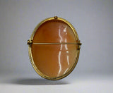 Gold, Cameo, Brooch, Pendant, 9ct (375)Yellow Gold, Antique, Vintage, 33.61mm x 43.97mm