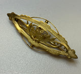 Gold, Tie pin, 9ct, (375), Yellow Gold, Antique, Vintage, 45.72mm x 17.35mm, Hand Crafted