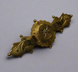 Gold, Victorian, Star Design, Diamond, Tie pin, Locket, Keepsake, 9ct, (375), Yellow Gold, Antique, Vintage, 17.13mm x 43.42m,