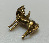 Gold, Golden Horse, Stallion, Tie pin, 9ct, (375), Yellow Gold, Antique, Vintage, 23.34mm x 22.18mm