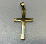 Gold, Golden Cross, Pendant , 9ct, (375), Yellow Gold, Antique, Vintage, 14.50mm x 26.24mm