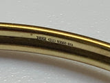 Gold, Bangle, Amethyst, Twisted, Platinum, Diamond, 9ct, (375), Yellow Gold, Antique, Vintage, 67.22mm x 61.07mm