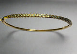 Gold, Bangle, Alexandrite, 9ct, (375), Yellow Gold, Antique, Vintage, 60.69mm x 58.47mm