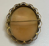 Gold, Cameo, Victorian, 9ct, (375), Yellow Gold, Antique, Vintage, 37.92mm x 46.50mm