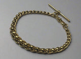 Gold, Bracelet, Rollerball Graduated,Chain, T Bar, 9ct, (375), Yellow Gold, Antique, Vintage, 20.5cm