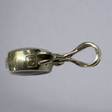 Silver, Double Sided, Pendant, DSW, Blue & Pink Agate, (925), Antique, Vintage, 22.18mm x 37.90mm, David Scott Walker