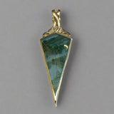 Silver, Double Sided, Pendant, DSW, Yellow & Blue, (925), Antique, Vintage, Large Hallmarks, 19.48mm x 64.73mm, David Scott Walker