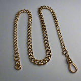 Gold, Graduated Chain, Rose,Red, Old, Gold, 9ct, (375), Antique, Vintage, 13.5 inches