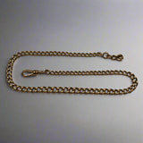Gold, Graduated Chain, Rose,Red, Old, Gold, 9ct, (375), Antique, Vintage, 13.5 inches