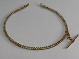 Gold, Pocket Watch, Albert,  Chain, Rare, Two Toned, White , Rose, 9ct, (375), Antique, Vintage, 13.9 inches, 353 mm