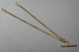 Gold, Pocket Watch, Albert,  Chain, Rare, Two Toned, White , Rose, 9ct, (375), Antique, Vintage, 13.9 inches, 353 mm