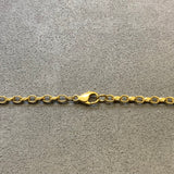 Gold, Chain, Belcher, Filed, Chain, Gold, 9ct, Yellow, (375), Antique, Vintage, 28 inches
